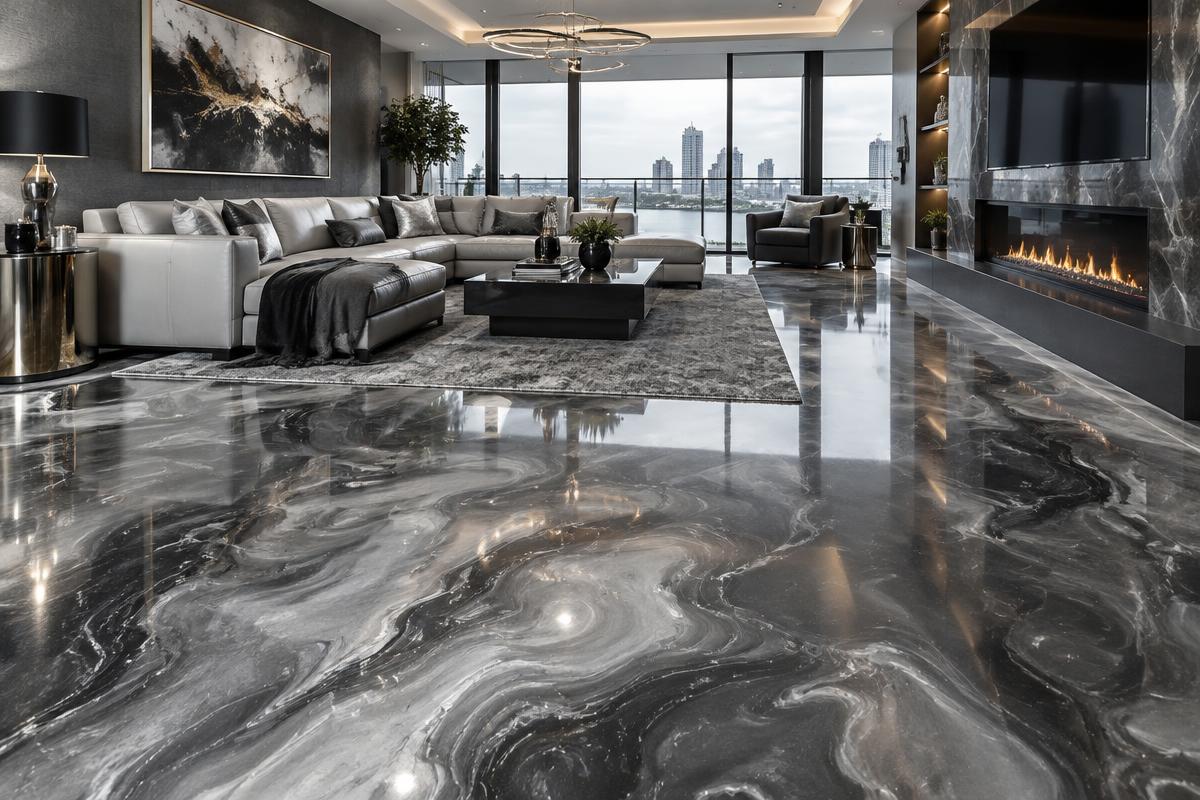 Metallic & Marble Designer Epoxy